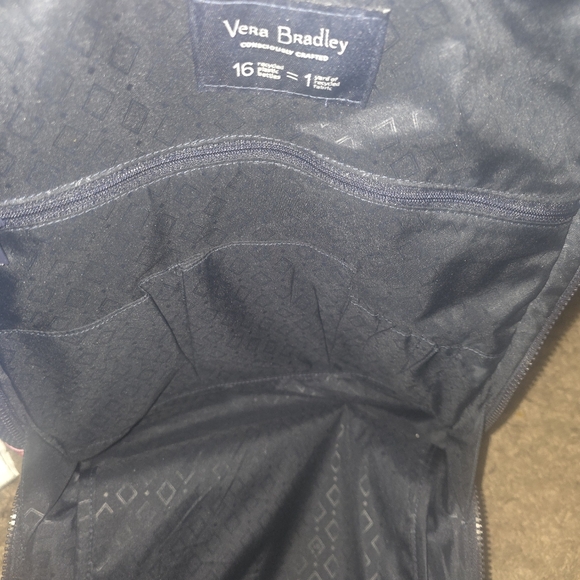 Vera Bradley Floral Laptop Bag - Blue and Pink - Picture 6 of 9